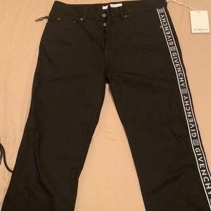 Givenchy Logo Taped Side Stripe Jeans
